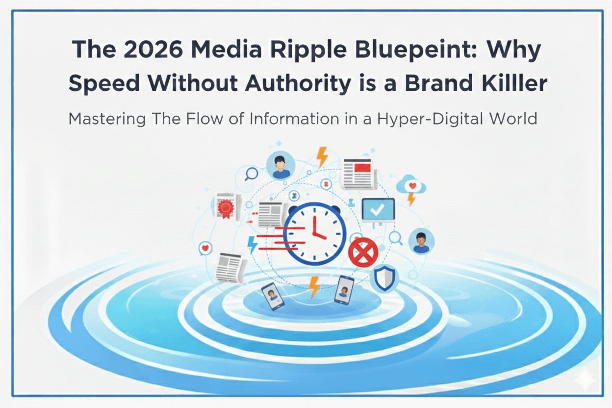 The 2026 Media Ripple Blueprint: Why Speed Without Authority is a Brand Killer