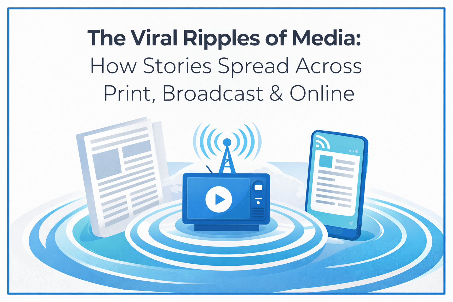 The Viral Ripples of Media: How Stories Spread Across Print, Broadcast & Online