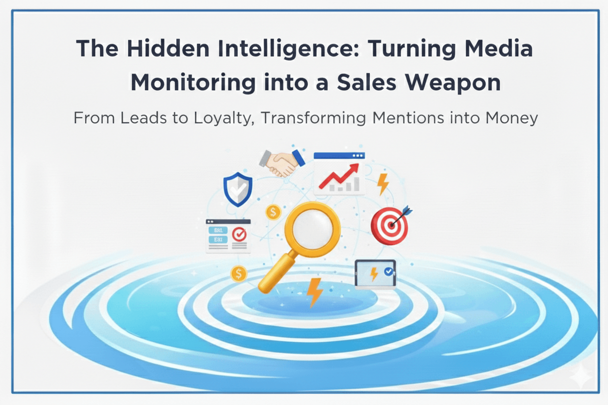 The Hidden Intelligence: Turning Media Monitoring into a Sales Weapon